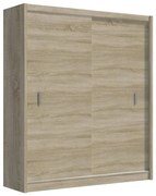 Šatní skriňa SAPHIRA 203x215 cm s posuvnými dverami dub sonoma