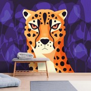 Fototapeta - Gepard, grafika (147x102 cm)