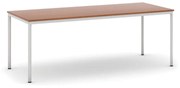 Stôl jedálenský, 2000 x 800 mm, sivá podnož, čerešňa