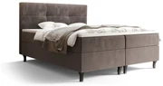 Manželská posteľ  Boxspring 140 cm Lumba (hnedá) (s matracom a úložným priestorom). Vlastná spoľahlivá doprava až k Vám domov. 1046675