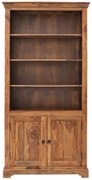 furniture-nabytek.cz - Rustikálna knižnica 100x200x45 z indického masívu palisander