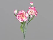 Umelá kvetina Zväzok karafiátov 40 cm, ružovo-krémová%