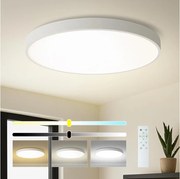 Brilagi - LED stmievateľné svietidlo POOL SMART LED/128W/230V Ø 100 cm Wi‑Fi Tuya biela s diaľkovým ovládaním