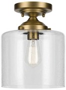 Kichler KL-WINSLOW-SF-NBR-Strop. svietidlo WINSLOW 1xE27/60W/230V pr.21,6cm mosadz