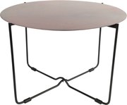 Ružový kovový konferenčný stolík BRIVIO