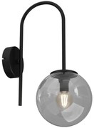 Nástenná lampa CAMBRIDGE 1xE14/60W/230V čierna