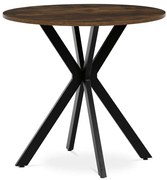 Autronic BONTEC Okrúhly jedálenský stôl 80x80cm, mdf, divoký dub, HT-F4108 OAK Farba: Prírodné