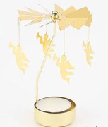 DECOLED Anjelské zvonenie, 8 x 13 cm, anjeli, zlato