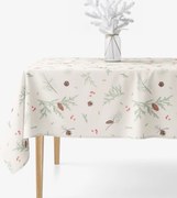 Goldea vianočný hranatý obrus valencia - vianoce v lese 80 x 80 cm