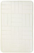 BO-MA, Protišmyková kúpeľňová predložka 3D 667 cream, 50x80, biela, kúpeľňa
