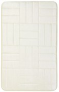 Protišmyková kúpeľňová predložka 3D 667 cream, 50x80, biela, kúpeľňa, BO-MA