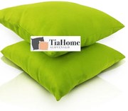 Vankúš zelený 40x40cm semiš TiaHome