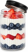 Zeller Present Pohár na desiatu, dóza na jedlo, veko na závit RIBBED, 300 ml