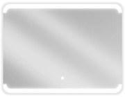Mexen Nida kúpeľňové zrkadlo s podsvietením 80 x 60 cm, LED 6000K, ochrana proti zahmleniu - 9806-080-060-611-00