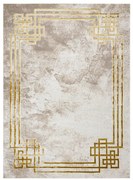 Koberec BLISS Z203AZ137 rám / grécky, krémový / zlatý