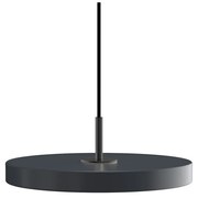 Antracitovosivé LED závesné svietidlo s kovovým tienidlom ø 31 cm Asteria Mini – UMAGE