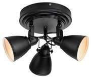 Markslöjd 108081 -Kúpeľňové bodové svietidlo FJÄLLBACKA 3xG9/20W/230V IP44 čierna