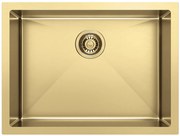 Sapho Sapho, ZENITH nerezový drez 60x45cm, zlatá matná, ZN6045Z