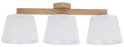 Brilagi - Prisadený luster LATTE SABIA 3xE27/15W/230V borovica/biela