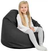 Sedací vak BAG Sako L Ekokoža Farba: 4.Čierny