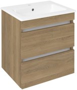 Sapho Sapho, EZARA umývadlová skrinka 48x54x39cm, dub cuneo, EZ492-2525