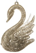 Plastová vianočná ozdoba 10 cm Swan – Dakls