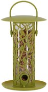 Závesné kŕmidlo pre vtáky Silo, 23x16 cm, plast, zelená
