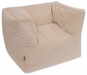 Kreslo detské Beanbag Corduroy Natural