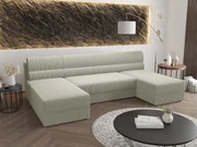 Rohová sedacia súprava U Radiant U1 (smotanová). Akcia -20%. Vlastná spoľahlivá doprava až k Vám domov. 1057511