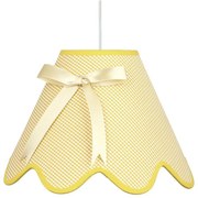 Candellux Žltý závesný luster Lola pre žiarovku E27 31-04673