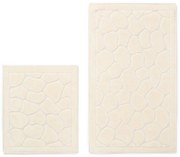 Sada 2 kusů koupelnových předložek Dante II. béžová