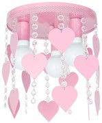 Detské stropné svietidlo ELZA hearts 3xE27/60W/230V