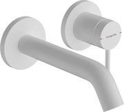 Hansgrohe Tecturis S, páková umývadlová batéria EcoSmart+ pod omietku s výtokom 165 mm, biela matná, HAN-73350700
