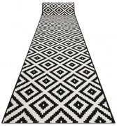 Behúň BCF MORAD Ruta romby čierny / krém