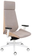Grospol - Kancelárske kreslo Moon Wood HD White