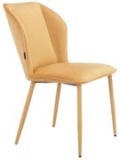 Žlté zamatové jedálenské stoličky v súprave 2 ks Wilma – Støraa