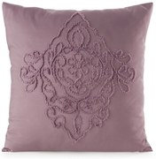 DEKORAČNÁ OBLIEČKA NA VANKÚŠ MIRA 45X45 CM FIALOVÁ
