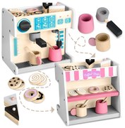 Cukráreň s kávovarom Ricokids 785101 biela