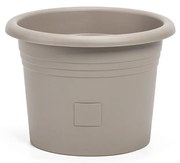 Plastia Samozavlažovací kvetináč Narza, pr. 25 cm, taupe, pr. 25 cm