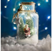 LED Vianočná dekorácia 10xLED/2xAA Santa Claus