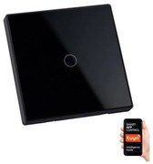 Dotykový spínač jednopólový SMART 800W/230V čierna Wi-Fi Tuya