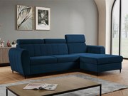 Rohová sedačka Potazuro Mini (modrá) (s úl. priestorom) (p)