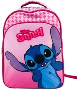 Dievčenský školský plecniak Lilo & Stitch - ružový s obrázkom mimozemšťana Stitcha - 20L