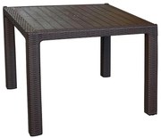 Stôl Infinitty hnedý 90x90 cm