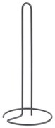 Matne čierny oceľový stojan na papierové utierky ø 14 cm Lava – Metaltex