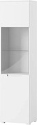 Vitrína SELENE 25 bílá lesk/mat