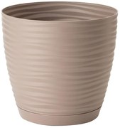 Sahara Petit okrúhly s podstavcom 11 cm taupe