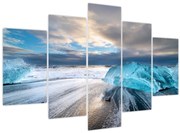 Obraz - Diamantová pláž (150x105 cm)