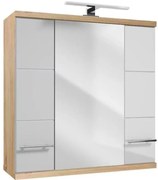 Zrkadlová skrinka Bari E70 3D0S dub sonoma