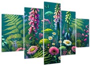 Obraz - Lúčne kvety (150x105 cm)